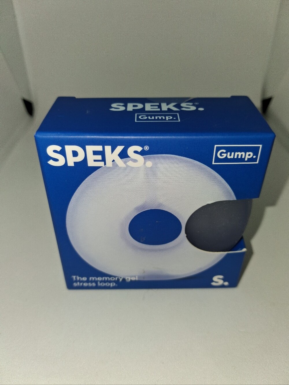 Speks Gump Memory Gel Stress Loop Squishy - Blue